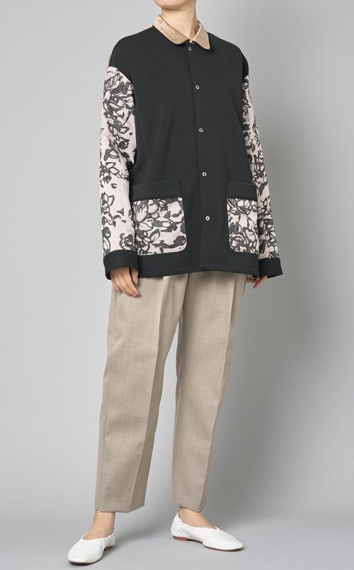 【reADdress】パッチワークパジャマシャツ