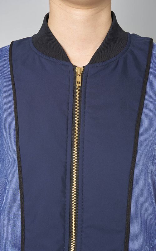 【reADdress】パッチワークブルゾン