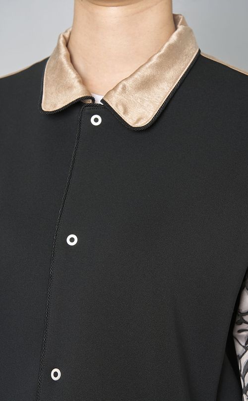 【reADdress】パッチワークパジャマシャツ