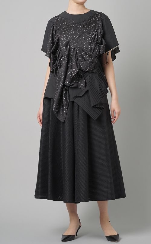 【reADdress】ドット切替ブラウス