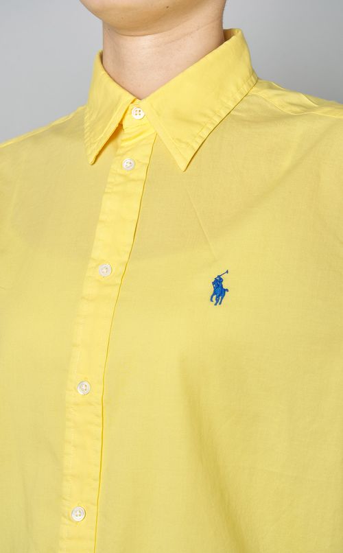 フロントボタンコットンシャツ