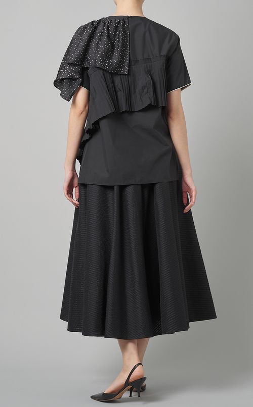 【reADdress】ドット切替ブラウス