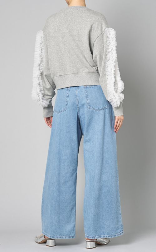 デコラティブスリーブスウェット