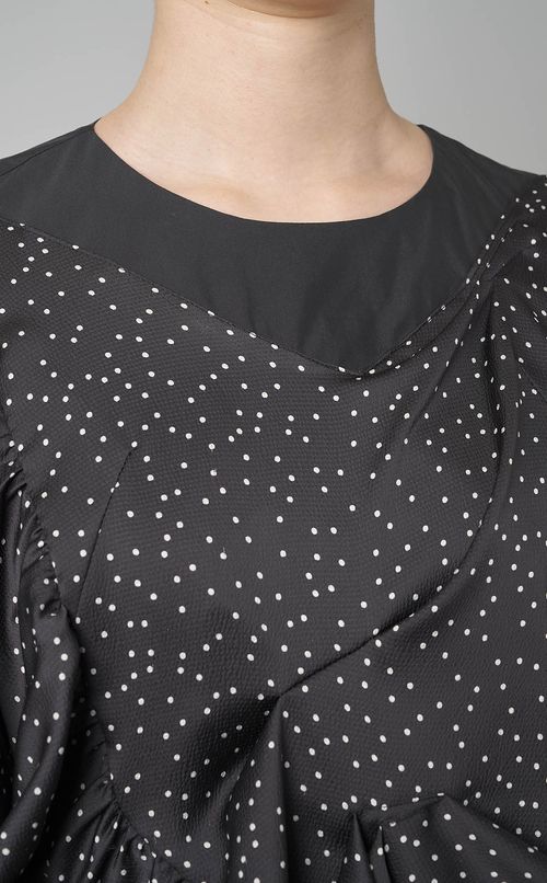 【reADdress】ドット切替ブラウス