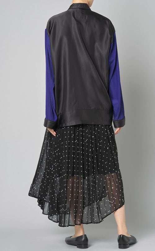 【reADdress】パッチワークパジャマシャツ