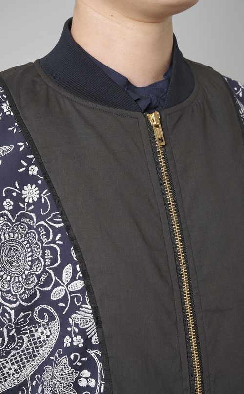 【reADdress】パッチワークブルゾン