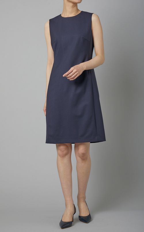 トレサブルウールスリーブレスワンピース