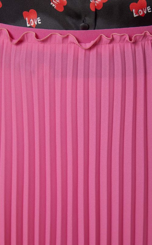 セーブルプリーツミディスカート