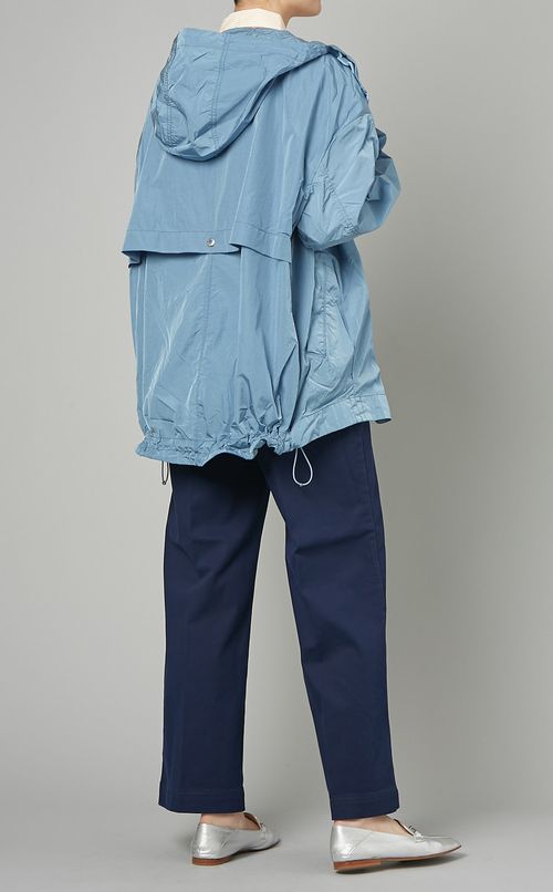 ナイロンフーデットパーカー