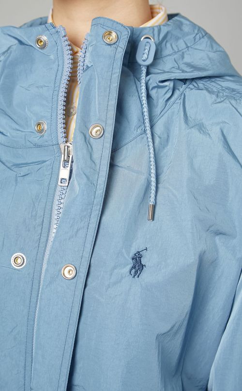 ナイロンフーデットパーカー