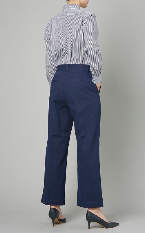 ワイドチノクロップドパンツ