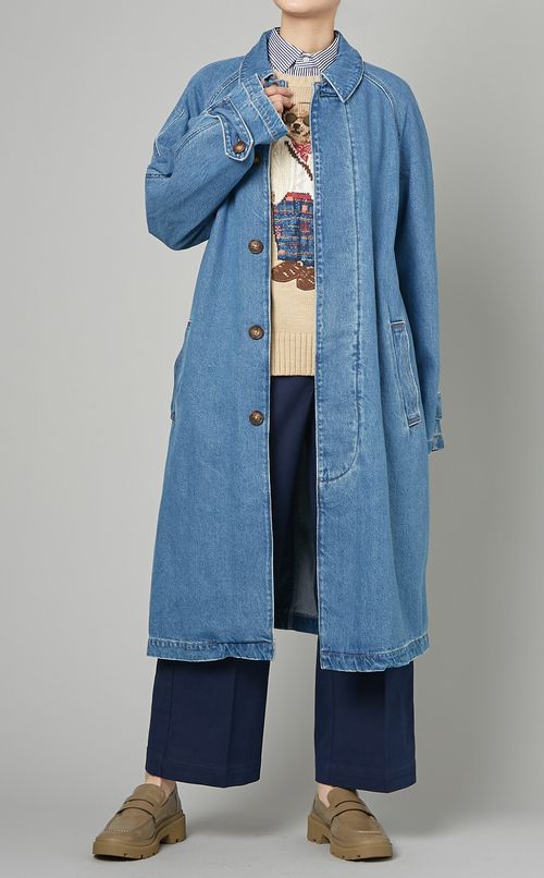 ボタンフロントストライプシャツ