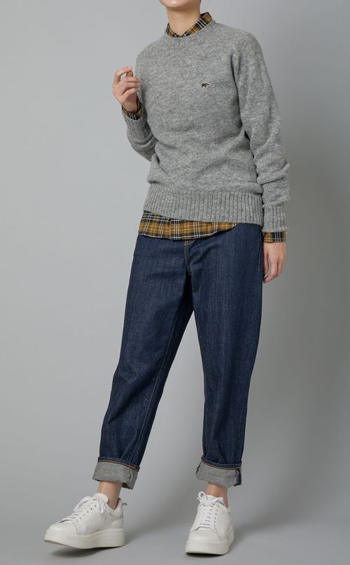 起毛チェックボタンダウンシャツ