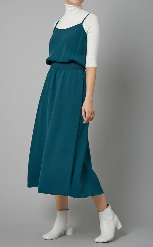 ウエストリブキャミソールワンピース