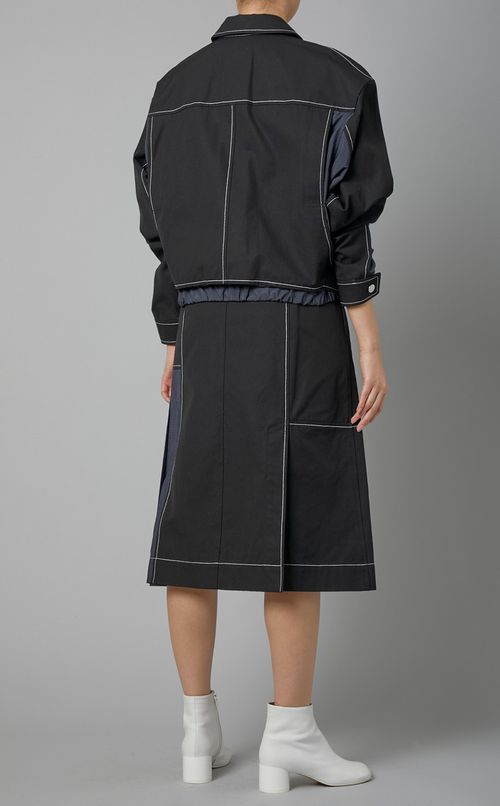 コットンキャンバスリップストップブルゾン