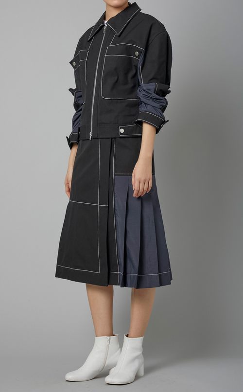 コットンキャンバスリップストップスカート