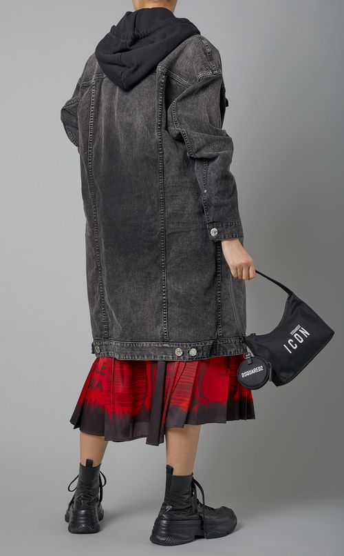 ロゴ入りナイロンミニホーボーバック