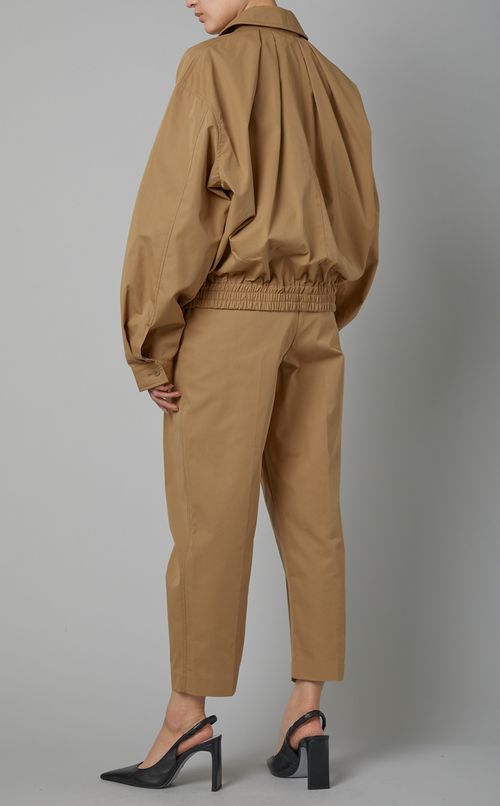 チノボクシージップアップショートブルゾン