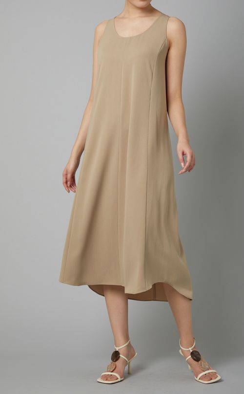 イレギュラーヘムタンクドレス