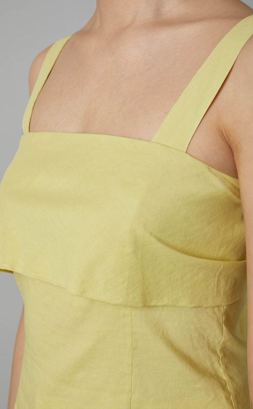 スリーブレスドレープブラウス