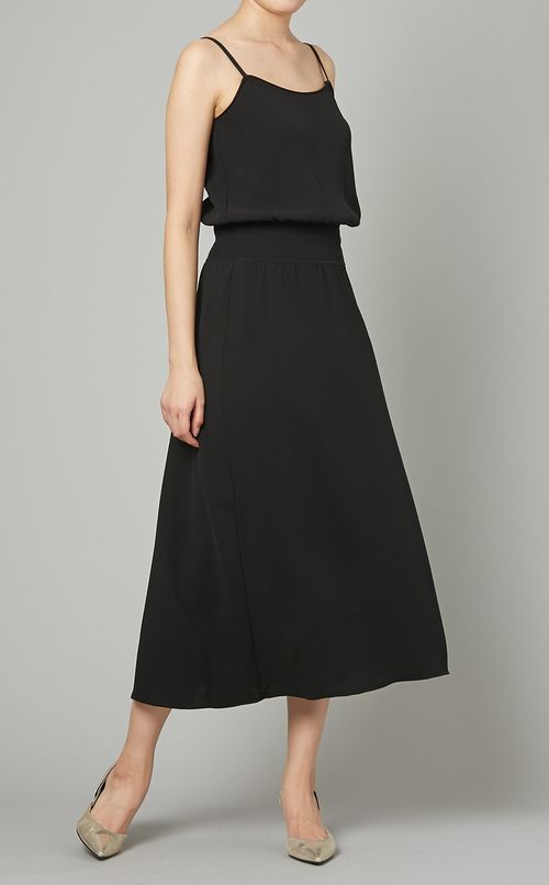 ウエストリブキャミソールワンピース