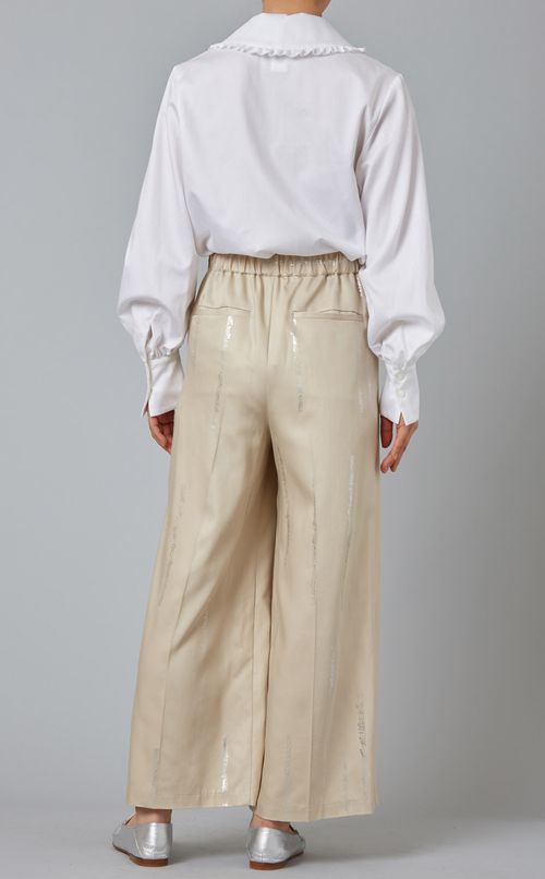 箔プリントワイドパンツ