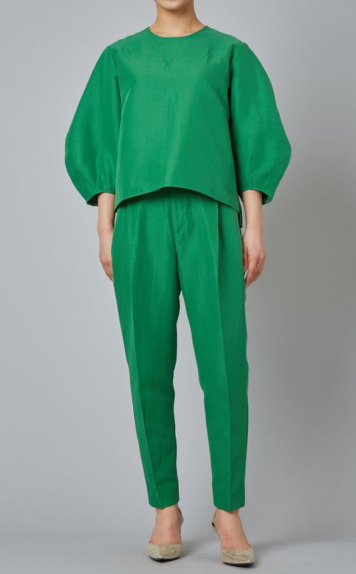 コットンリネン混プルオーバー