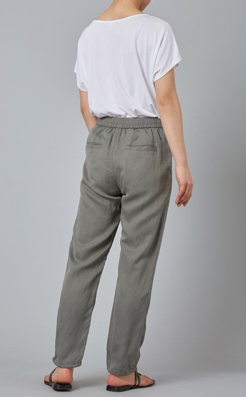 リネン混ワークパンツ