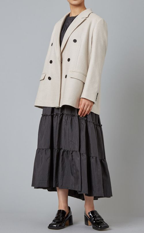 ティアードハーフスリーブワンピース