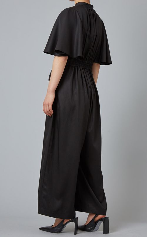 ドレープスリーブオールインワン