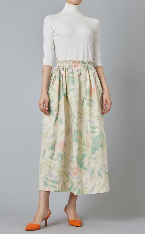 プリントロングスカート