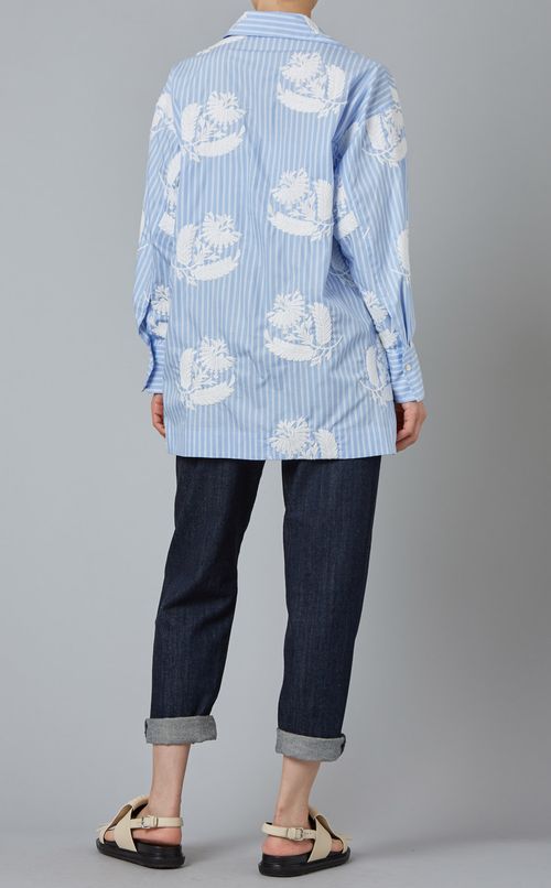 ストライプスキッパーシャツ