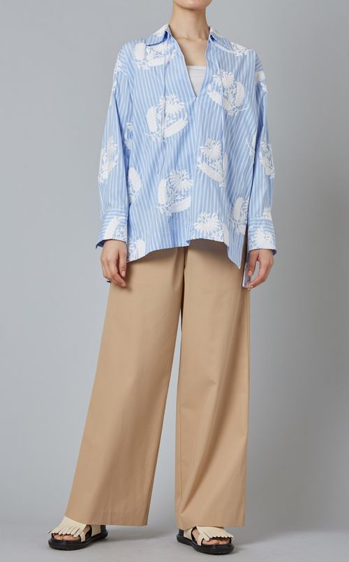 ストライプスキッパーシャツ