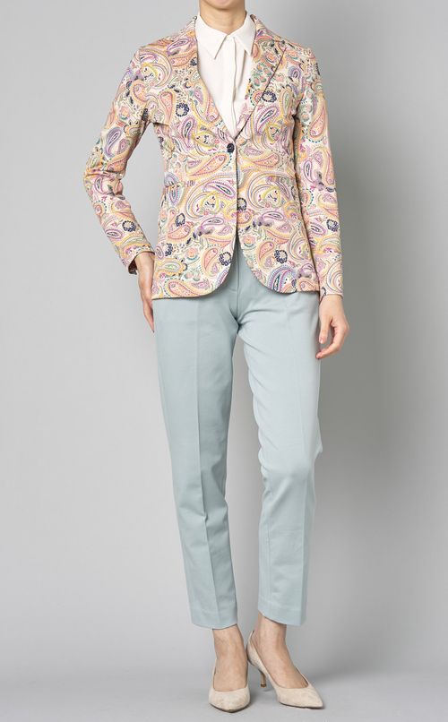 ペイズリープリントシングルジャケット