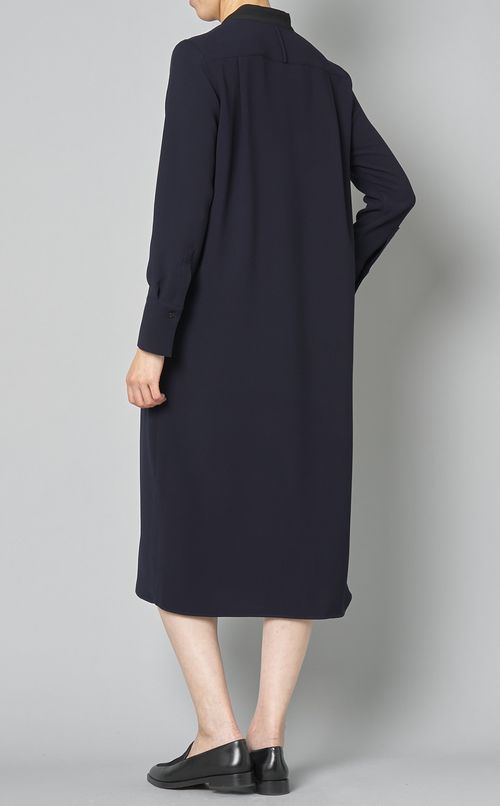 異素材コンビスキッパーワンピース