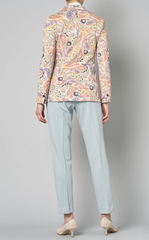 ペイズリープリントシングルジャケット