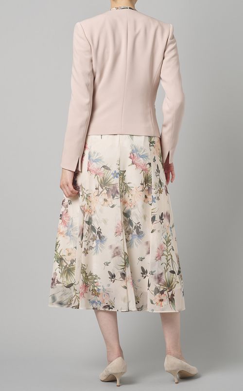 ノーカラーダブルクロスジャケット