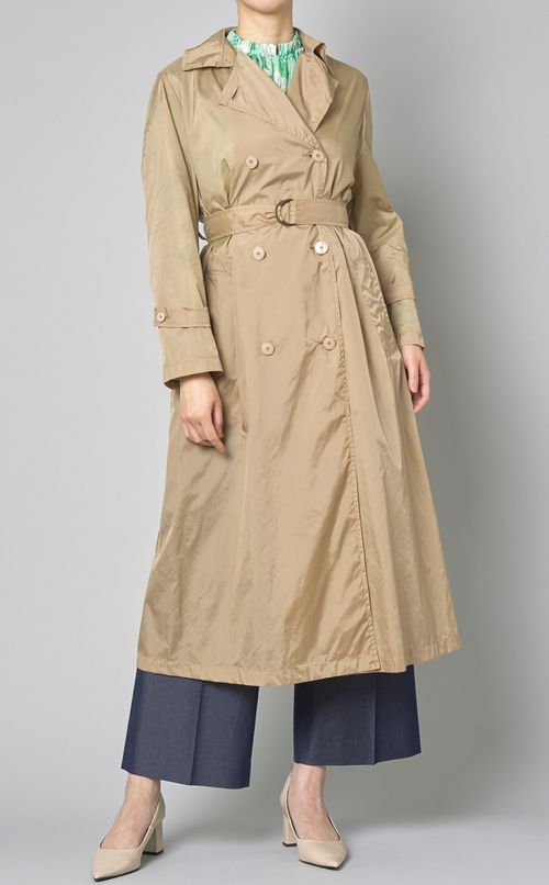 ナイロンタフタトレンチコート