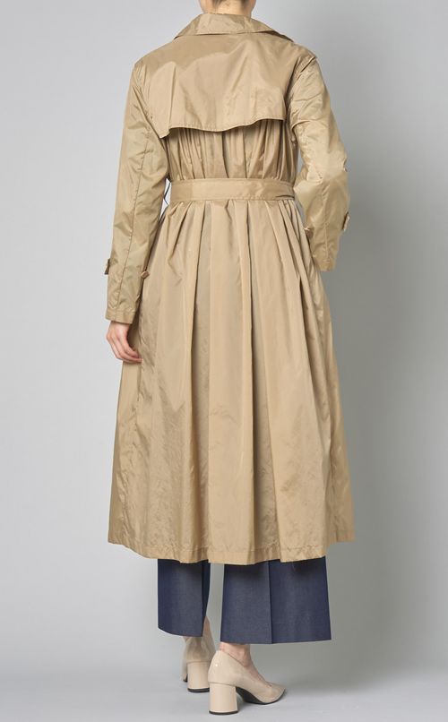 ナイロンタフタトレンチコート