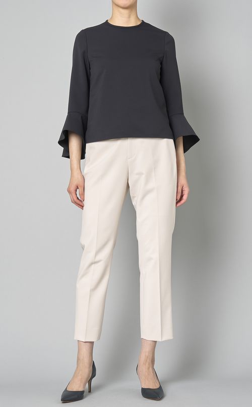 フリルスリーブブラウス