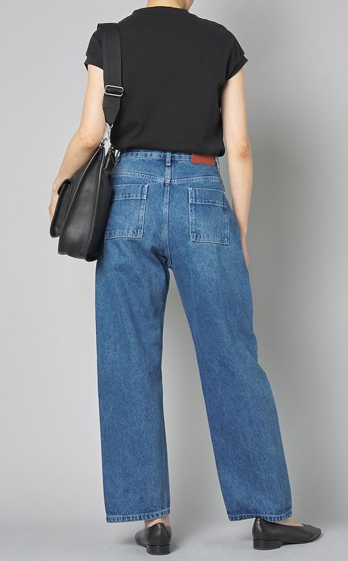 レザーラージショルダーバッグ