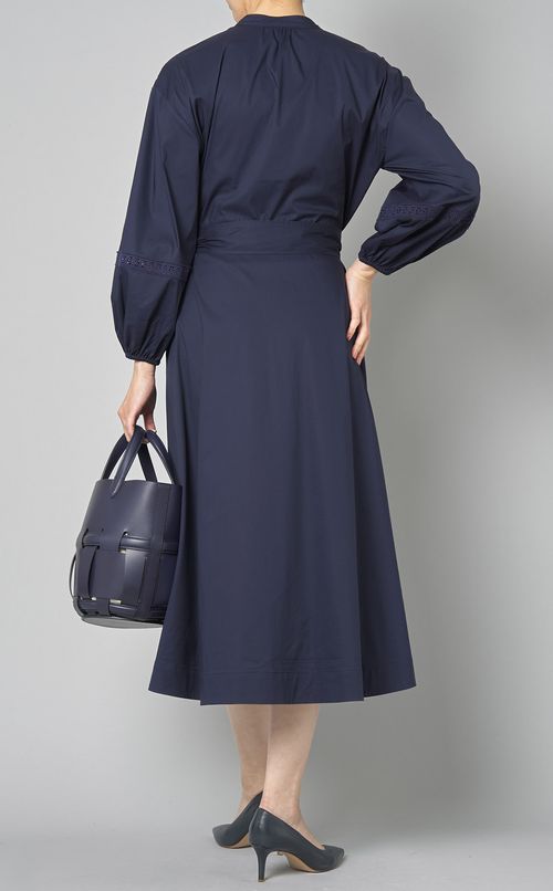 フロントボタンロングワンピース