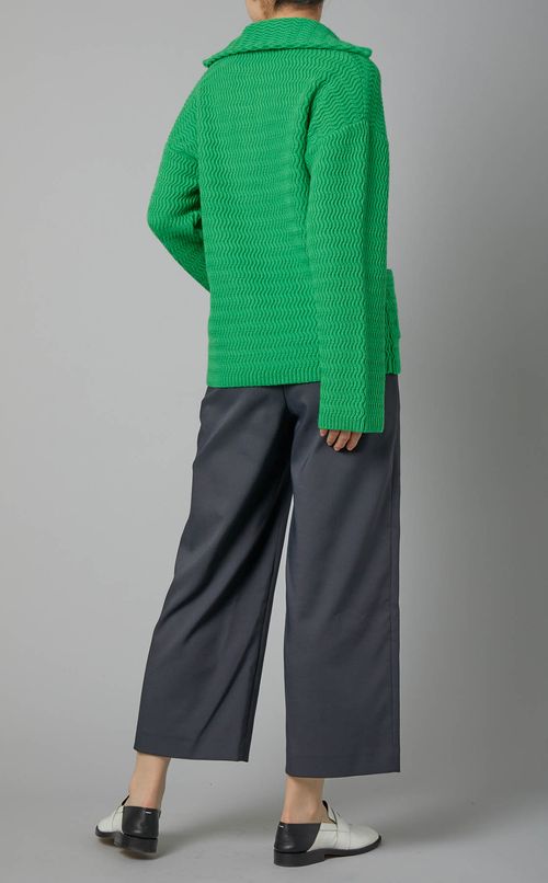 スキッパーニットプルオーバー