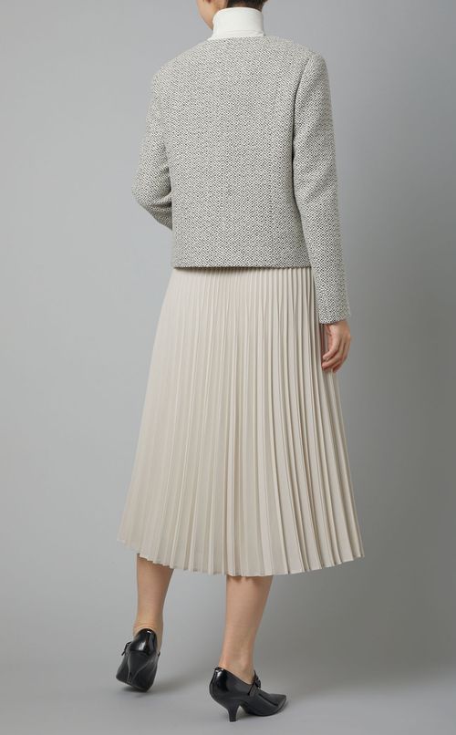 ツイードノーカラージャケット