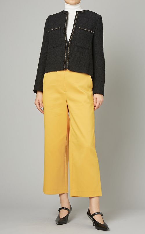 ツイードノーカラージャケット