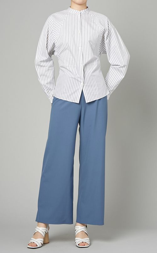 ウエストバンドリラックスワイドパンツ