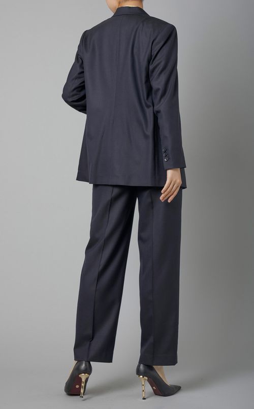 シャイニーダブルブレストソフトジャケット