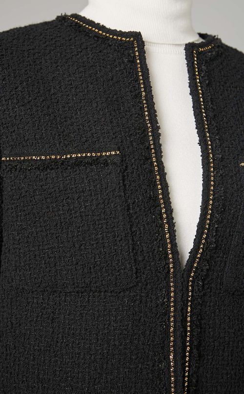 ツイードノーカラージャケット