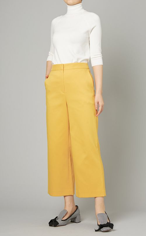 セミワイドストレートパンツ