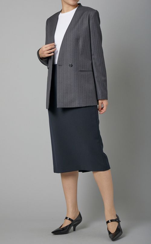 ダブルノーカラージャケット